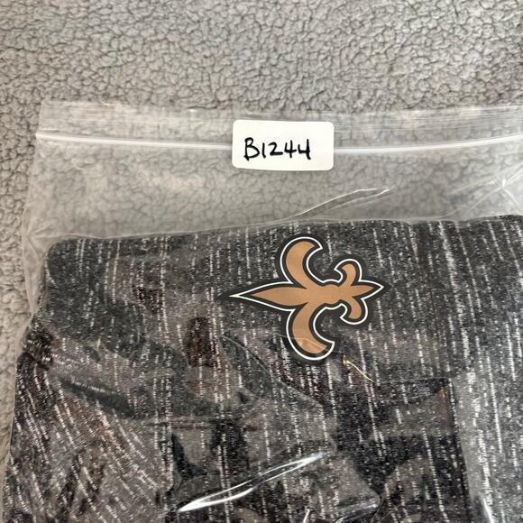 NFL New Orleans Saints Pullover Mens Small Team Apparel 1/4 Zip Heathered Pocket - Picture 10 of 10